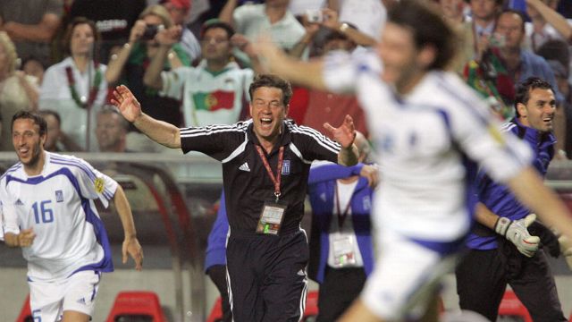 Greece were crowned European champions in 2004